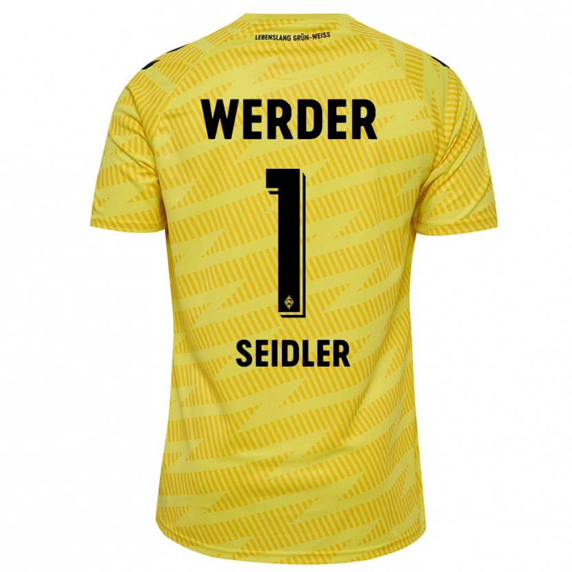 Danxen Donna Calvin Seidler #1 Maglia Gara Portiere Giallo Nero 2025/26 Maglietta