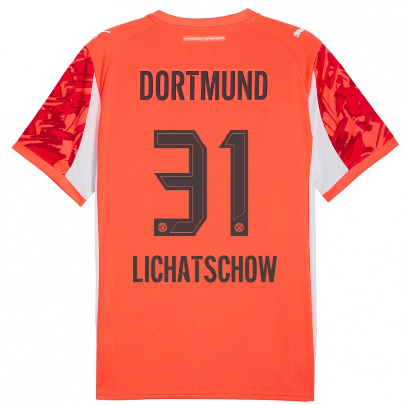 Danxen Donna Deniese Lichatschow #31 Maglia Gara Portiere Rosso Arancione 2025/26 Maglietta