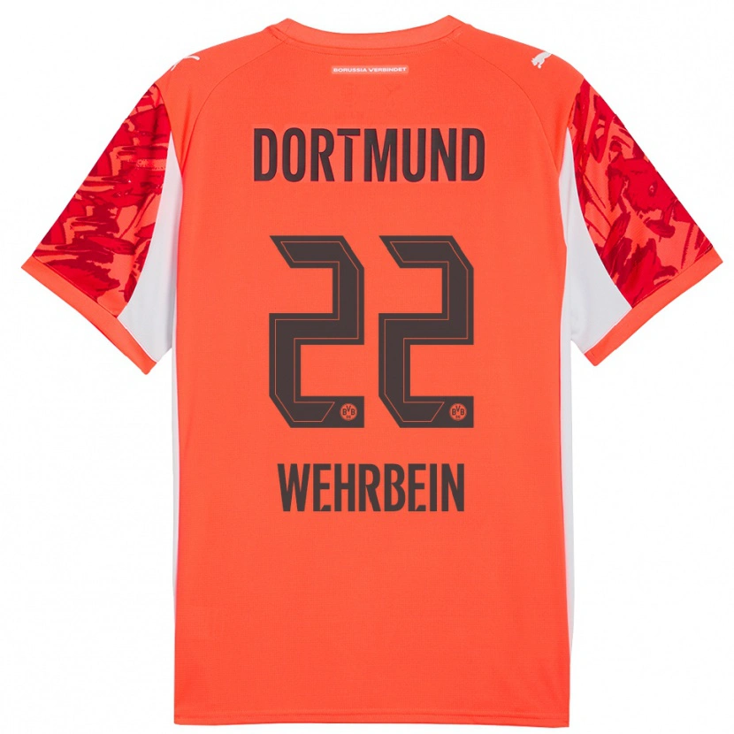 Danxen Donna Jan-Mattis Wehrbein #22 Maglia Gara Portiere Rosso Arancione 2025/26 Maglietta