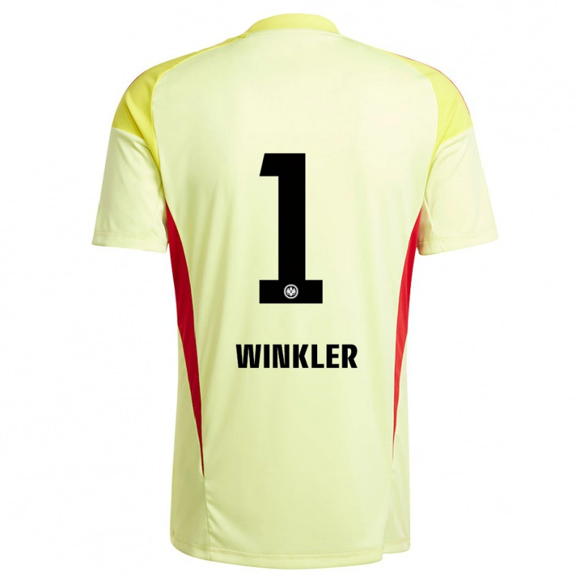 Danxen Donna Sophia Winkler #1 Maglia Gara Portiere Giallo Chiaro Nero 2025/26 Maglietta