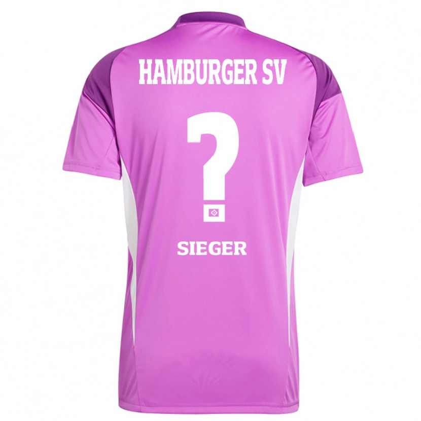 Danxen Donna Laura Sieger #0 Maglia Gara Portiere Lilla Bianco Viola 2025/26 Maglietta