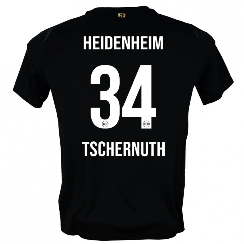 Danxen Donna Paul Tschernuth #34 Maglia Gara Portiere Grigio Scuro Nero 2025/26 Maglietta
