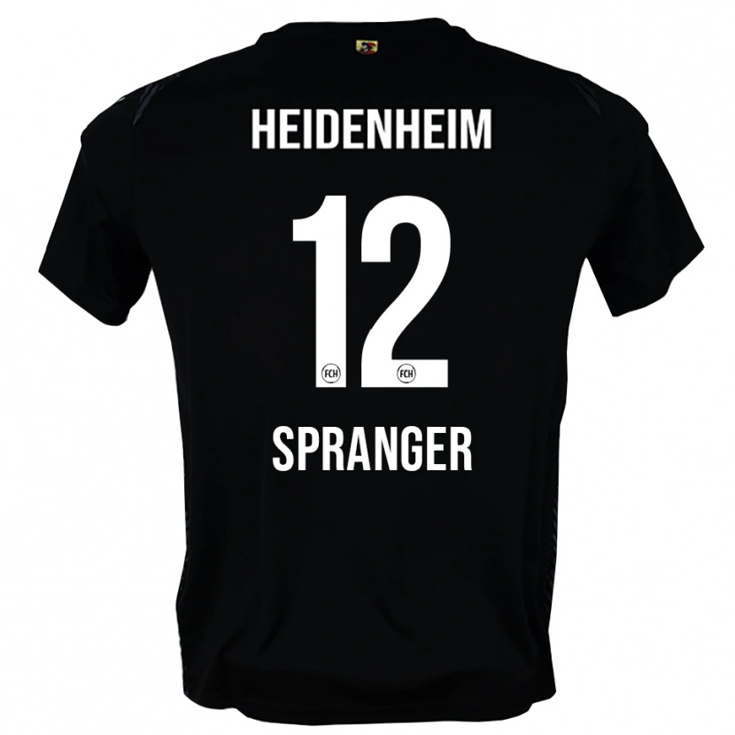 Danxen Donna Luke Spranger #12 Maglia Gara Portiere Grigio Scuro Nero 2025/26 Maglietta