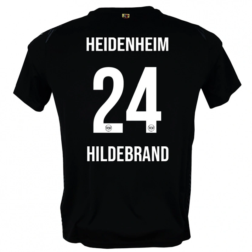 Danxen Donna Jan Hildebrandt #24 Maglia Gara Portiere Grigio Scuro Nero 2025/26 Maglietta