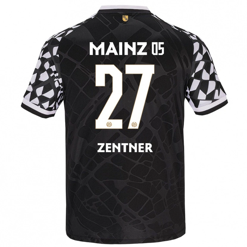 Danxen Donna Robin Zentner #27 Maglia Gara Portiere Nero Bianco 2025/26 Maglietta