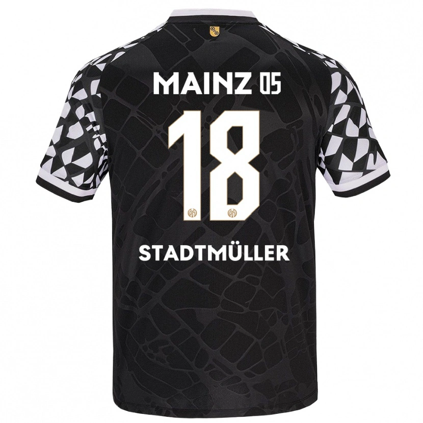 Danxen Donna Elias Stadtmüller #18 Maglia Gara Portiere Nero Bianco 2025/26 Maglietta