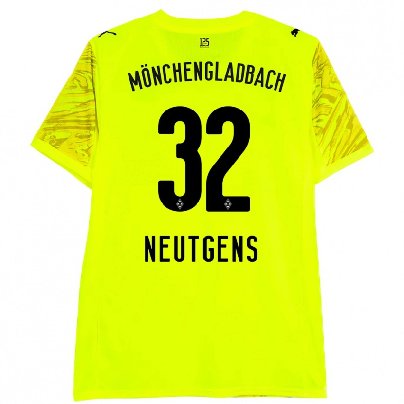 Danxen Donna Maximilian Neutgens #32 Maglia Gara Portiere Giallo Nero 2025/26 Maglietta