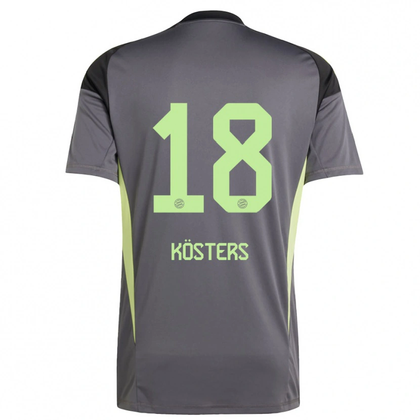 Danxen Donna Matthias Kösters #18 Maglia Gara Portiere Nero Verde Giallo 2025/26 Maglietta