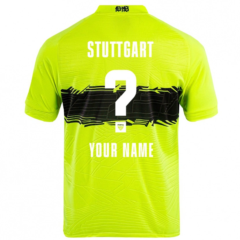 Danxen Donna VfB Stuttgart Maglia Gara Portiere Verde Giallo Nero 2025/26 Maglietta