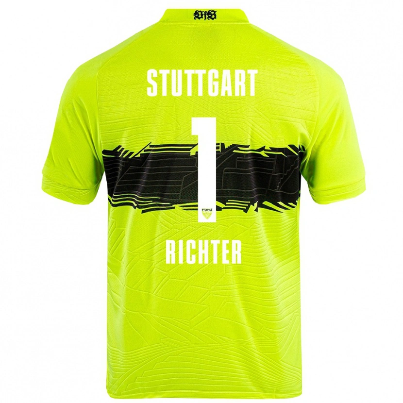 Danxen Donna Nils Richter #1 Maglia Gara Portiere Verde Giallo Nero 2025/26 Maglietta