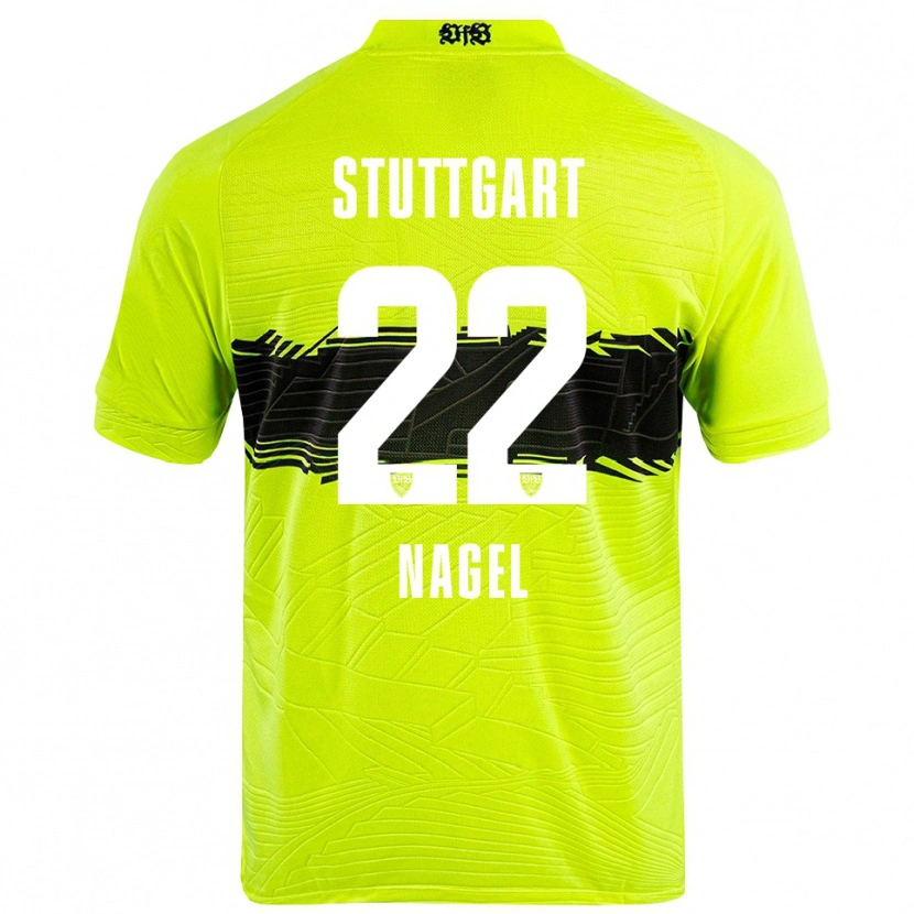 Danxen Donna Lucas Nagel #22 Maglia Gara Portiere Verde Giallo Nero 2025/26 Maglietta