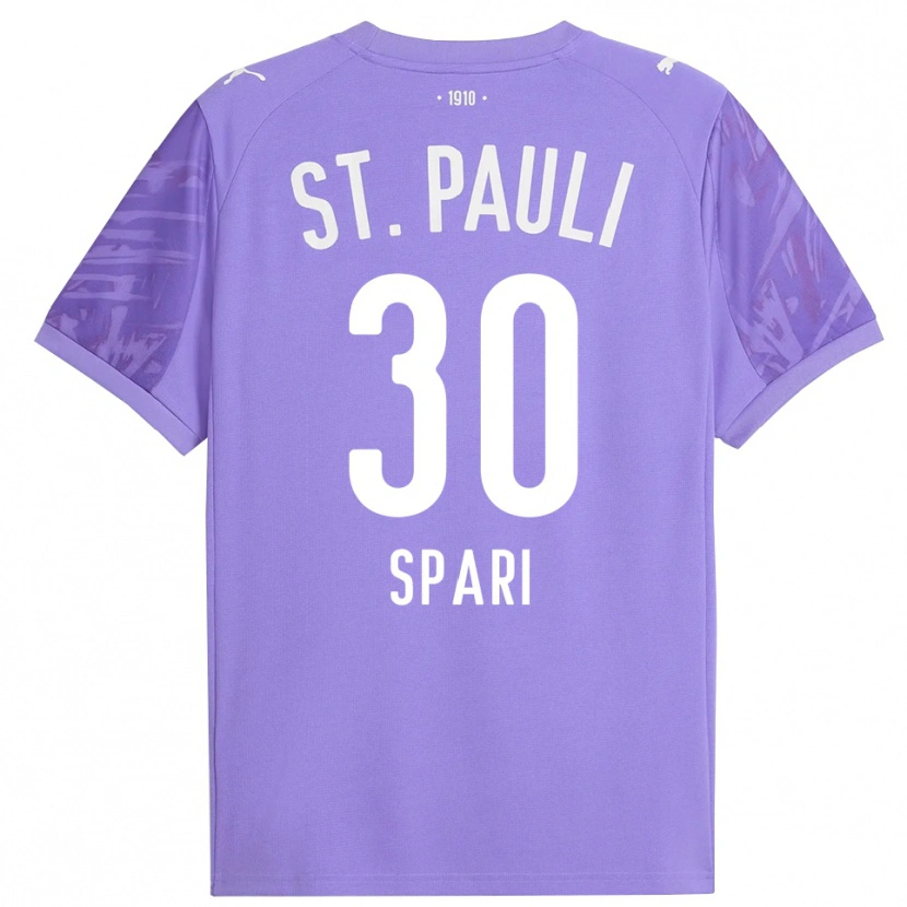 Danxen Donna Simon Spari #30 Maglia Gara Portiere Viola Medio Nero 2025/26 Maglietta