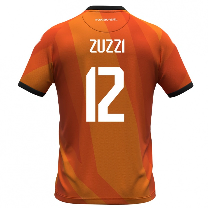 Danxen Donna Riccardo Zuzzi #12 Maglia Gara Portiere Corallo Bianco Nero 2025/26 Maglietta