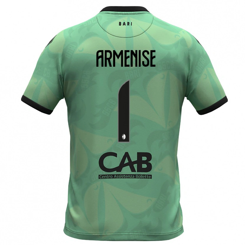 Danxen Donna Gaetano Armenise #1 Maglia Gara Portiere Verde Mare Scuro 2025/26 Maglietta
