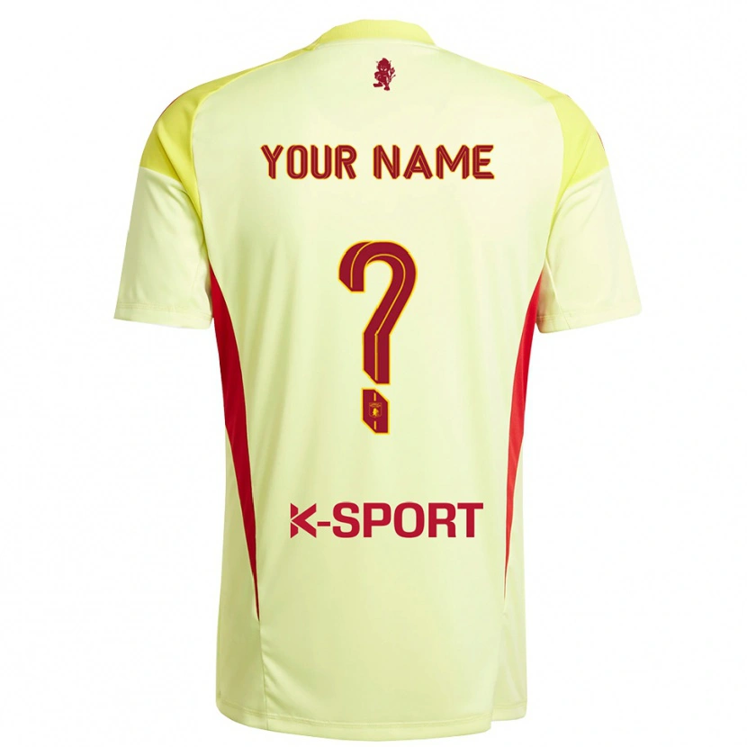 Danxen Donna Virtus Entella Maglia Gara Portiere Giallo Chiaro Rosso 2025/26 Maglietta