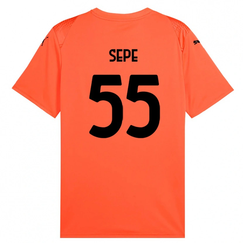Danxen Donna Luigi Sepe #55 Maglia Gara Portiere Arancio Nero 2025/26 Maglietta