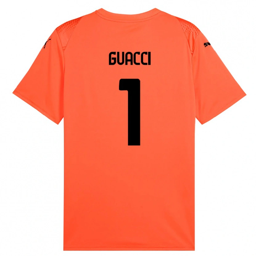 Danxen Donna Marco Guacci #1 Maglia Gara Portiere Arancio Nero 2025/26 Maglietta