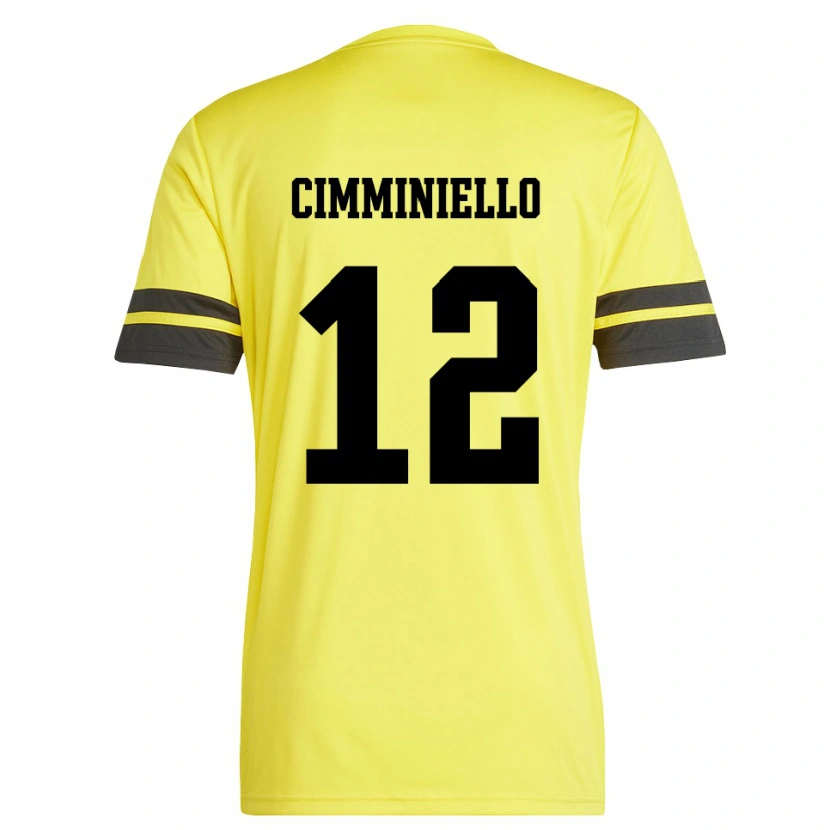 Danxen Donna Leon Cimminiello #12 Maglia Gara Portiere Giallo Nero 2025/26 Maglietta