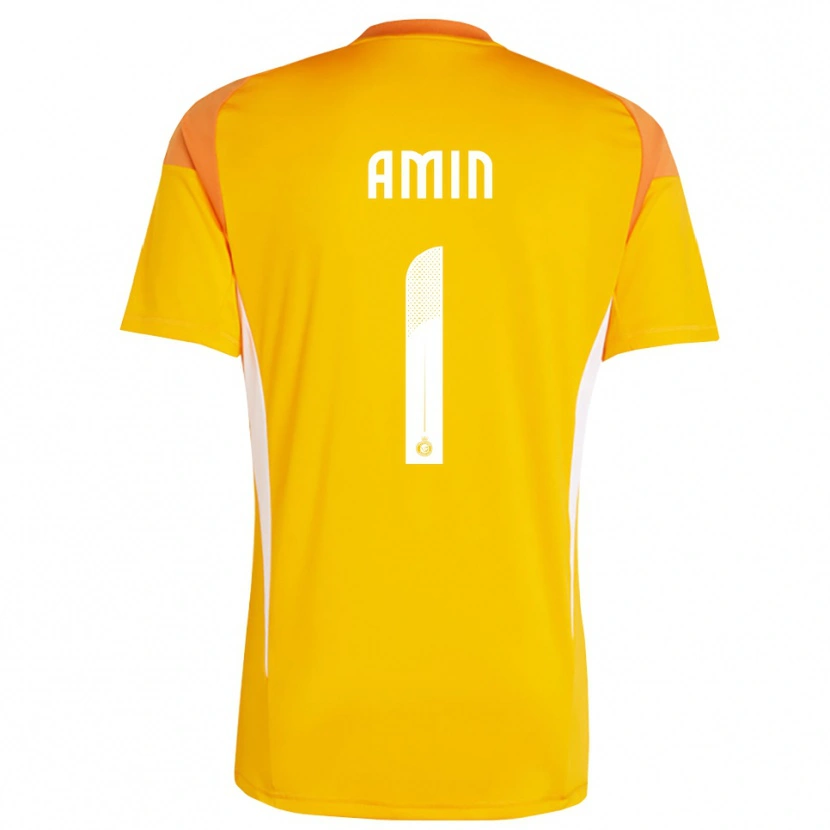Danxen Donna Amin Al-Bukhari #1 Maglia Gara Portiere Arancio Giallo Bianco 2025/26 Maglietta