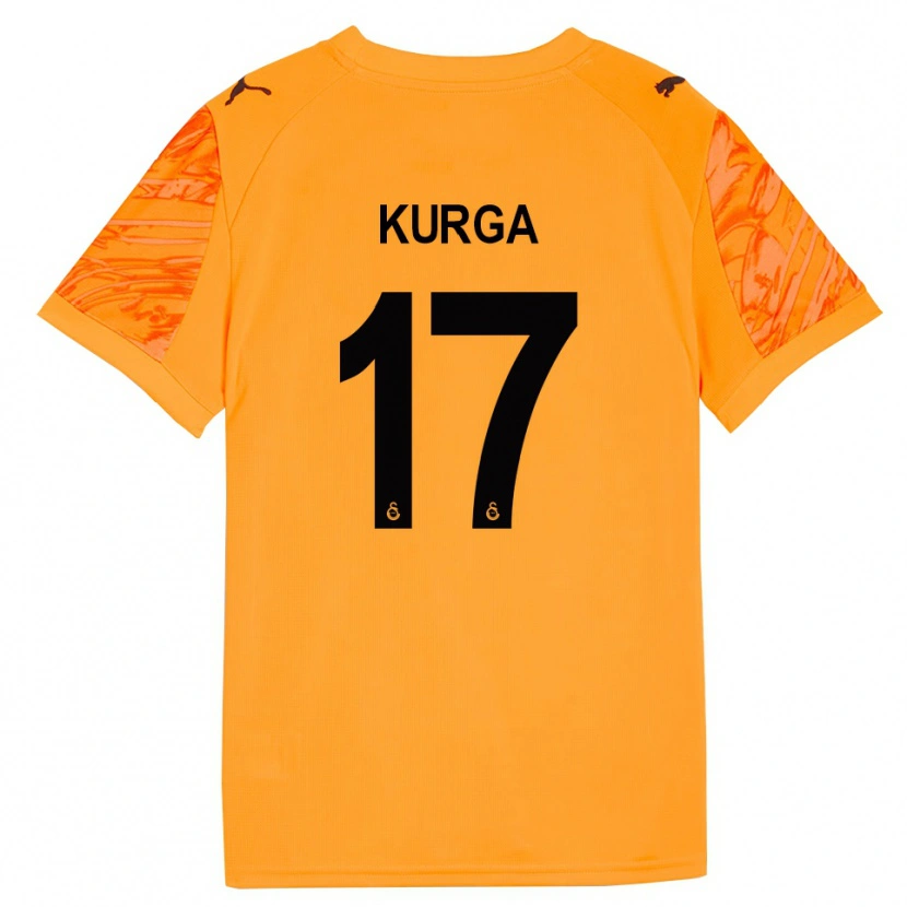 Danxen Donna Handan Kurğa #17 Maglia Gara Portiere Arancio Scuro Nero 2025/26 Maglietta