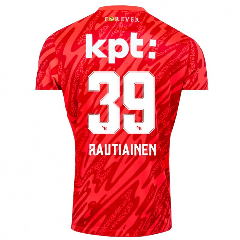 Danxen Donna Iina Rautiainen #39 Maglia Gara Portiere Bianco Rosso 2025/26 Maglietta