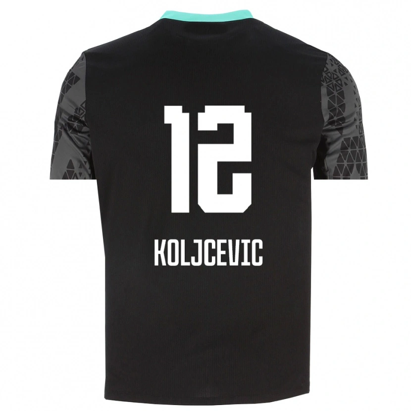 Danxen Donna Danilo Koljcevic #12 Maglia Gara Portiere Grigio Scuro Nero 2025/26 Maglietta