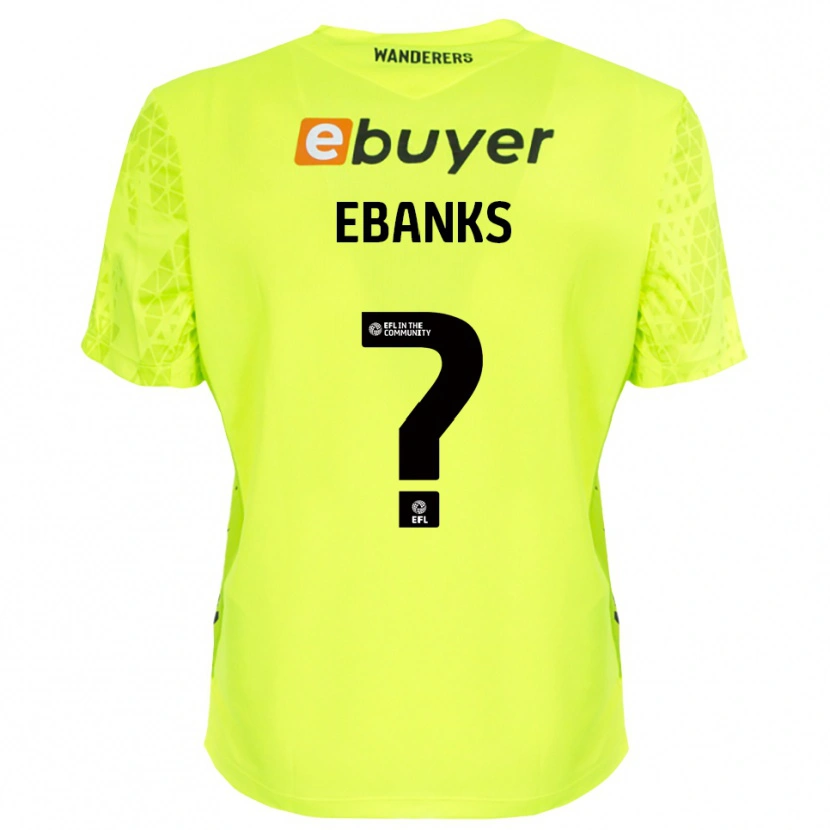 Danxen Donna Eve Ebanks #0 Maglia Gara Portiere Verde Fluorescente 2025/26 Maglietta