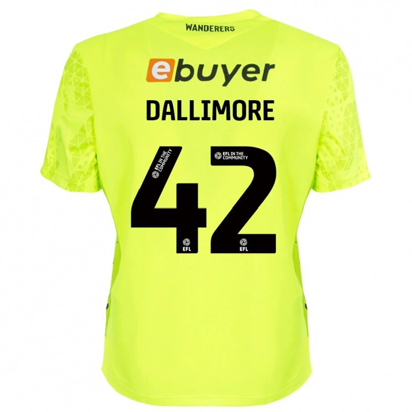 Danxen Donna Jack Dallimore #42 Maglia Gara Portiere Verde Fluorescente 2025/26 Maglietta