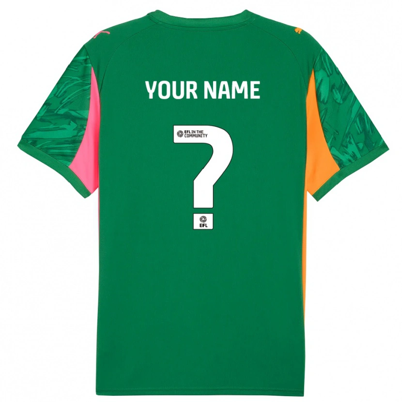 Danxen Donna Rotherham United Maglia Gara Portiere Verde Arancione Rosa 2025/26 Maglietta