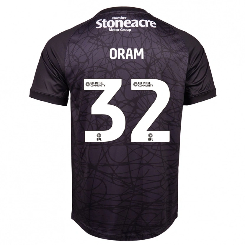Danxen Donna Jake Oram #32 Maglia Gara Portiere Bianco Nero 2025/26 Maglietta