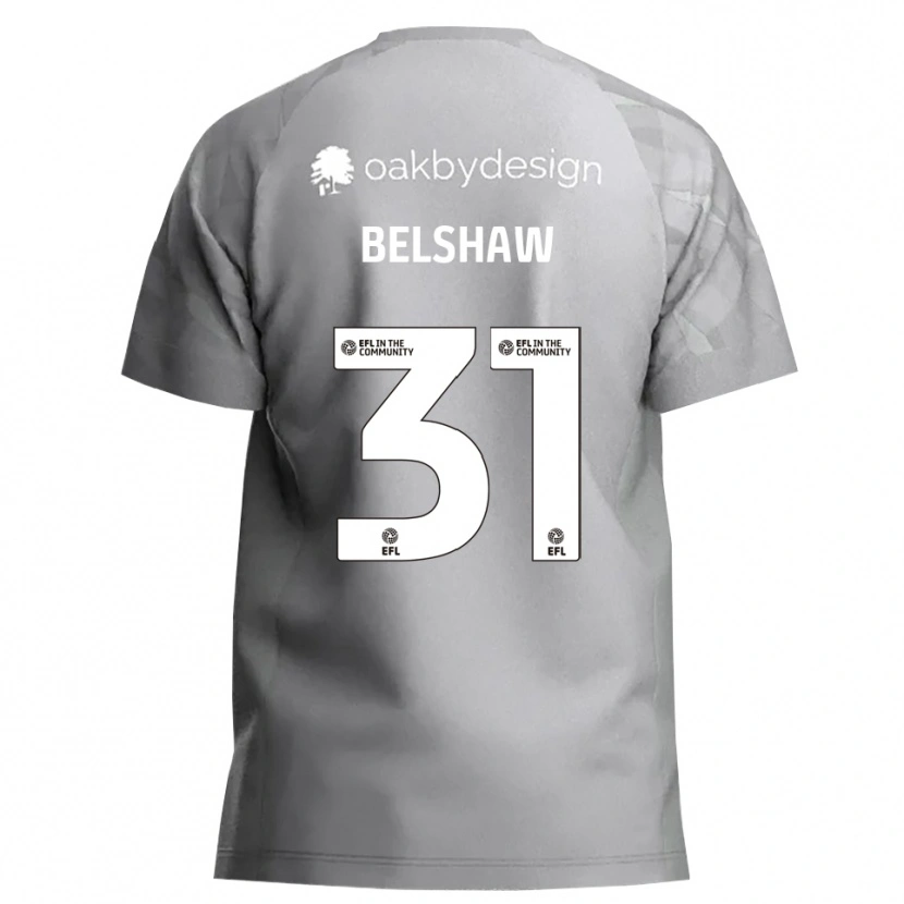 Danxen Donna James Belshaw #31 Maglia Gara Portiere Grigio Scuro 2025/26 Maglietta