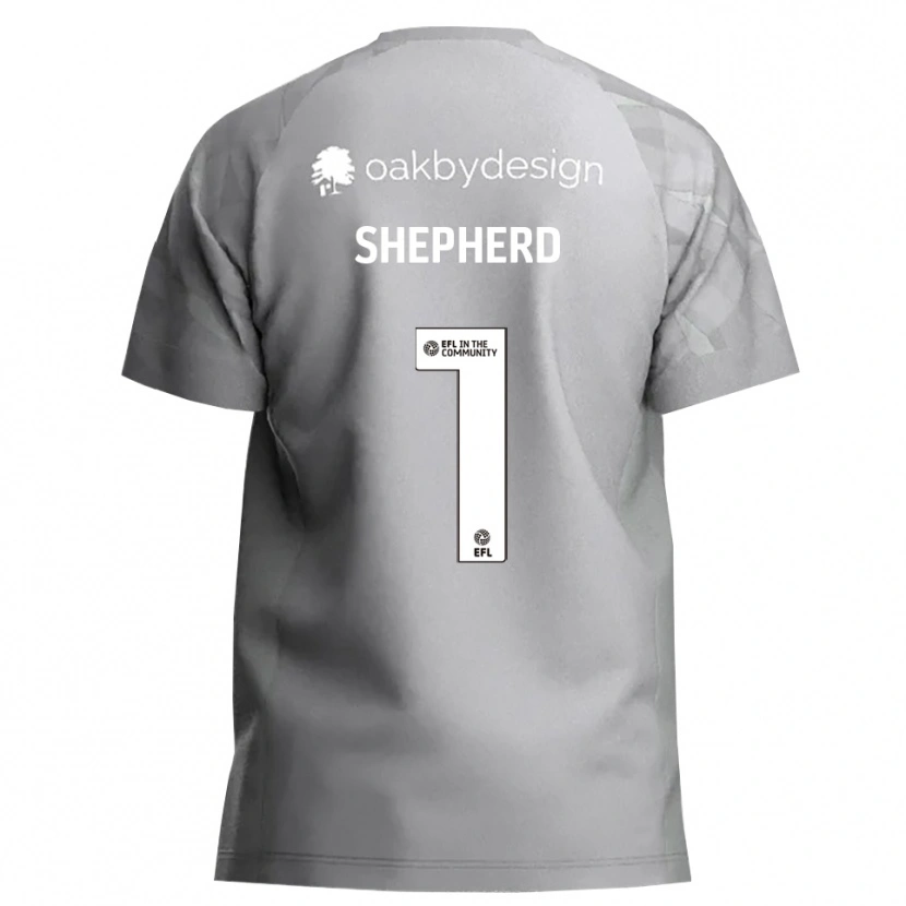 Danxen Donna Frankie Shepherd #1 Maglia Gara Portiere Grigio Scuro 2025/26 Maglietta