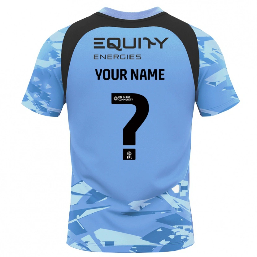 Danxen Donna Milton Keynes Dons Maglia Gara Portiere Azzurro Chiaro Nero 2025/26 Maglietta