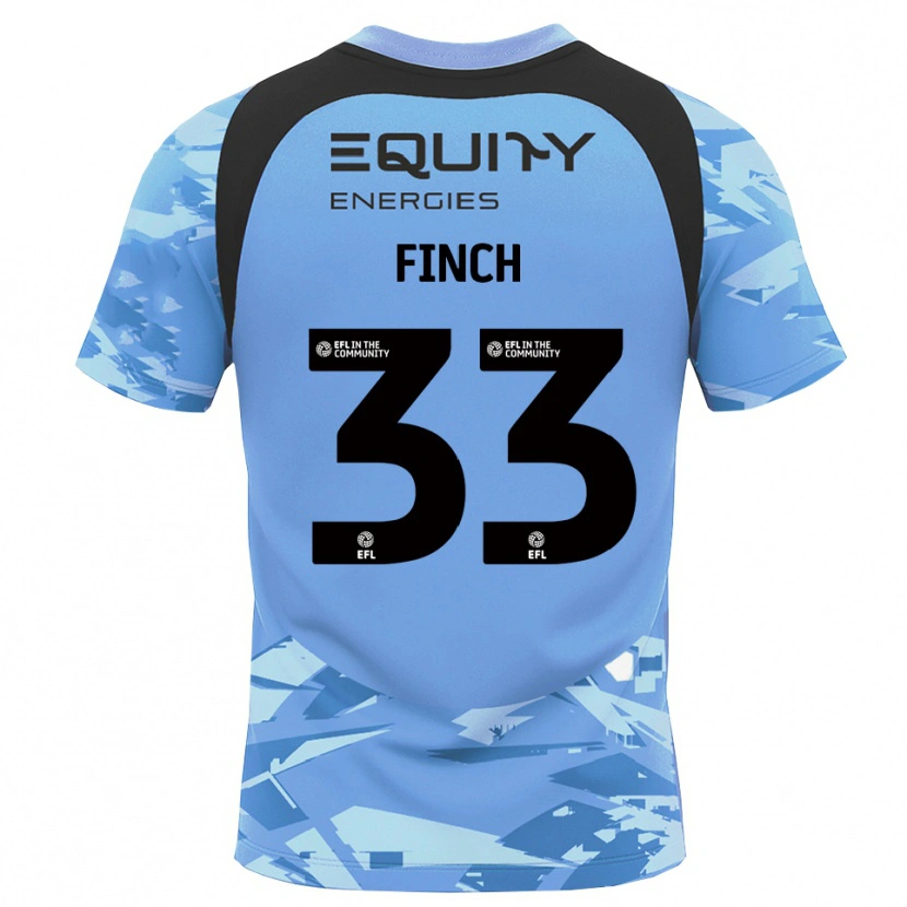 Danxen Donna Tom Finch #33 Maglia Gara Portiere Azzurro Chiaro Nero 2025/26 Maglietta