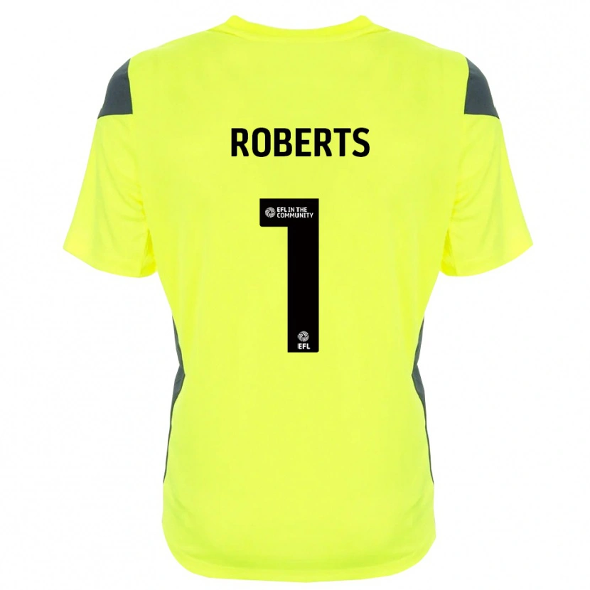 Danxen Donna Myles Roberts #1 Maglia Gara Portiere Nero Verde Fluorescente 2025/26 Maglietta