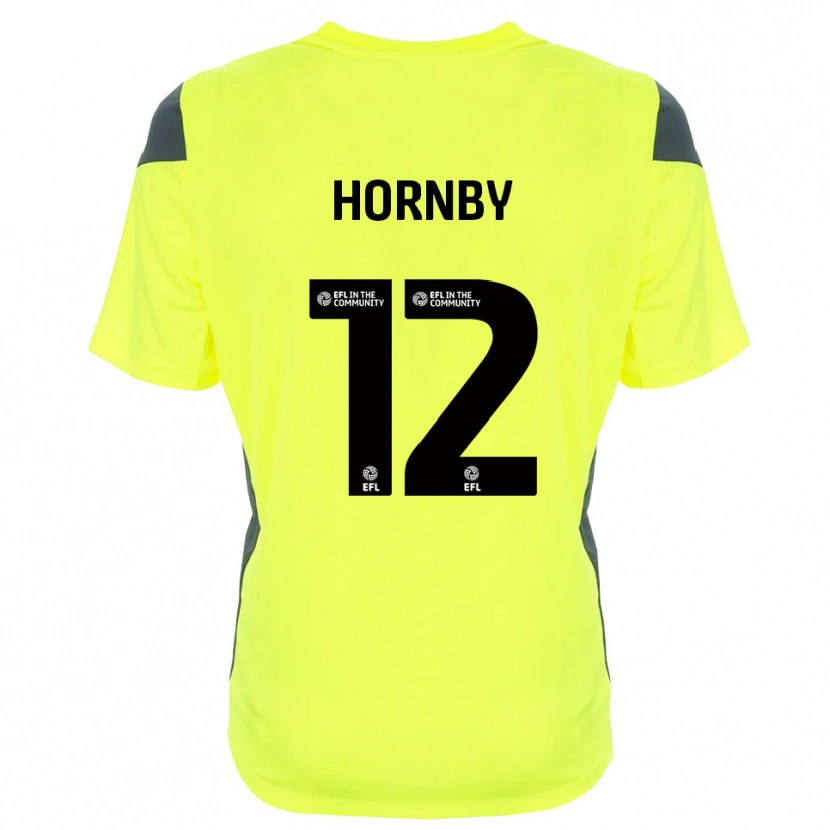 Danxen Donna Sam Hornby #12 Maglia Gara Portiere Nero Verde Fluorescente 2025/26 Maglietta
