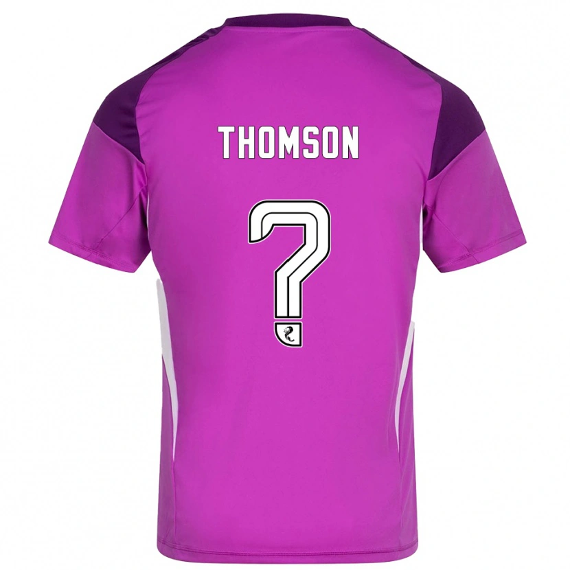 Danxen Donna Ethan Thomson #0 Maglia Gara Portiere Magenta Viola 2025/26 Maglietta