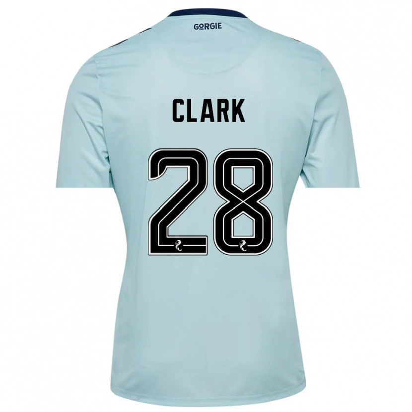 Danxen Donna Zander Clark #28 Maglia Gara Portiere Azzurro Nero 2025/26 Maglietta