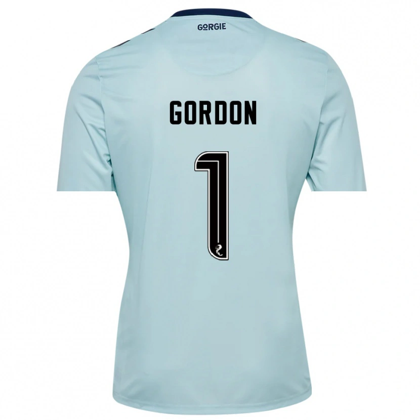 Danxen Donna Craig Gordon #1 Maglia Gara Portiere Azzurro Nero 2025/26 Maglietta