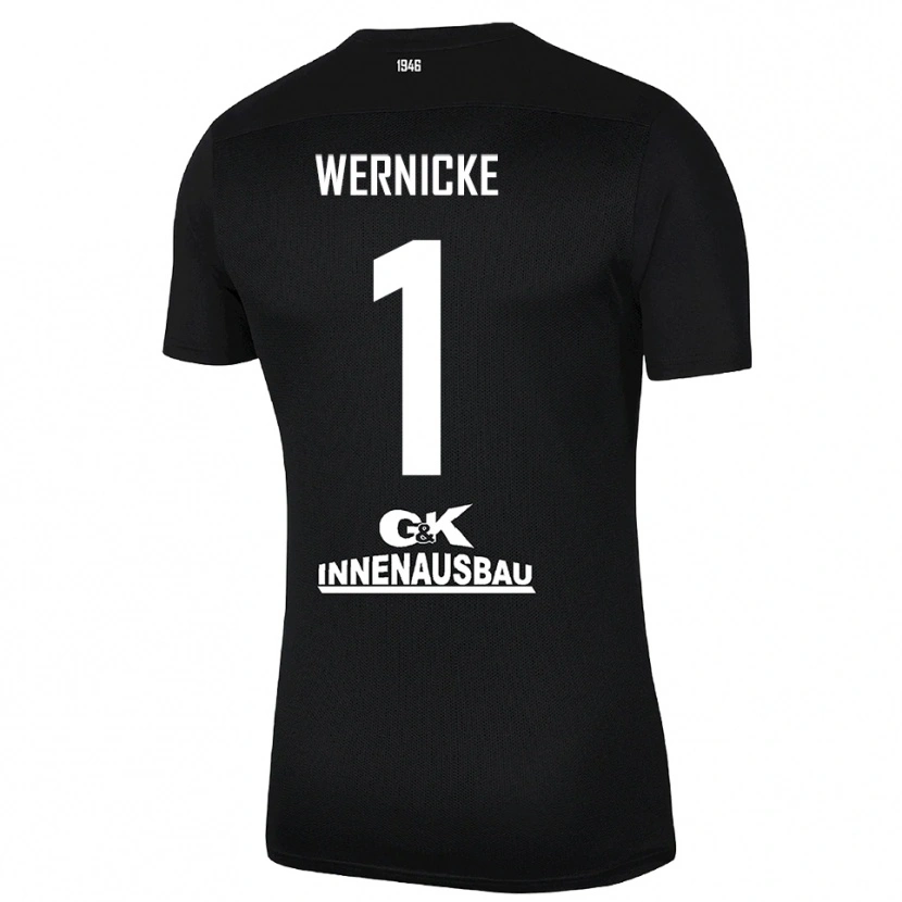 Danxen Donna Samuli Wernicke #1 Maglia Gara Portiere Bianco Nero 2025/26 Maglietta