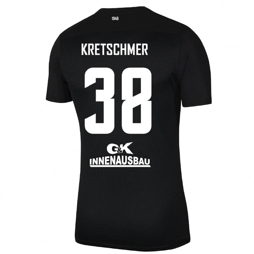Danxen Donna Theo Kretschmer #38 Maglia Gara Portiere Bianco Nero 2025/26 Maglietta