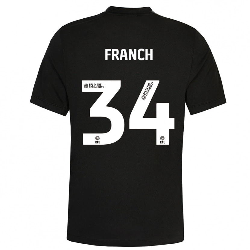 Danxen Donna Adrianna Franch #34 Maglia Gara Portiere Nero Bianco 2025/26 Maglietta