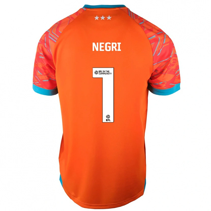 Danxen Donna Natalia Negri #1 Maglia Gara Portiere Bianco Arancio 2025/26 Maglietta