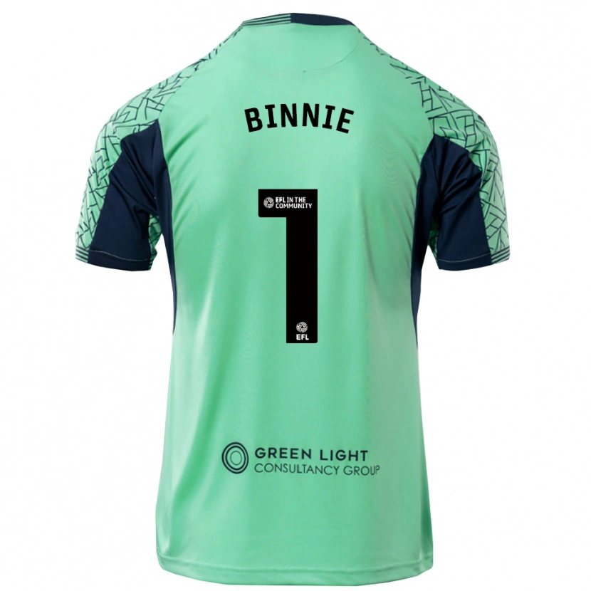 Danxen Donna Ethan Binnie #1 Maglia Gara Portiere Nero Acqua 2025/26 Maglietta
