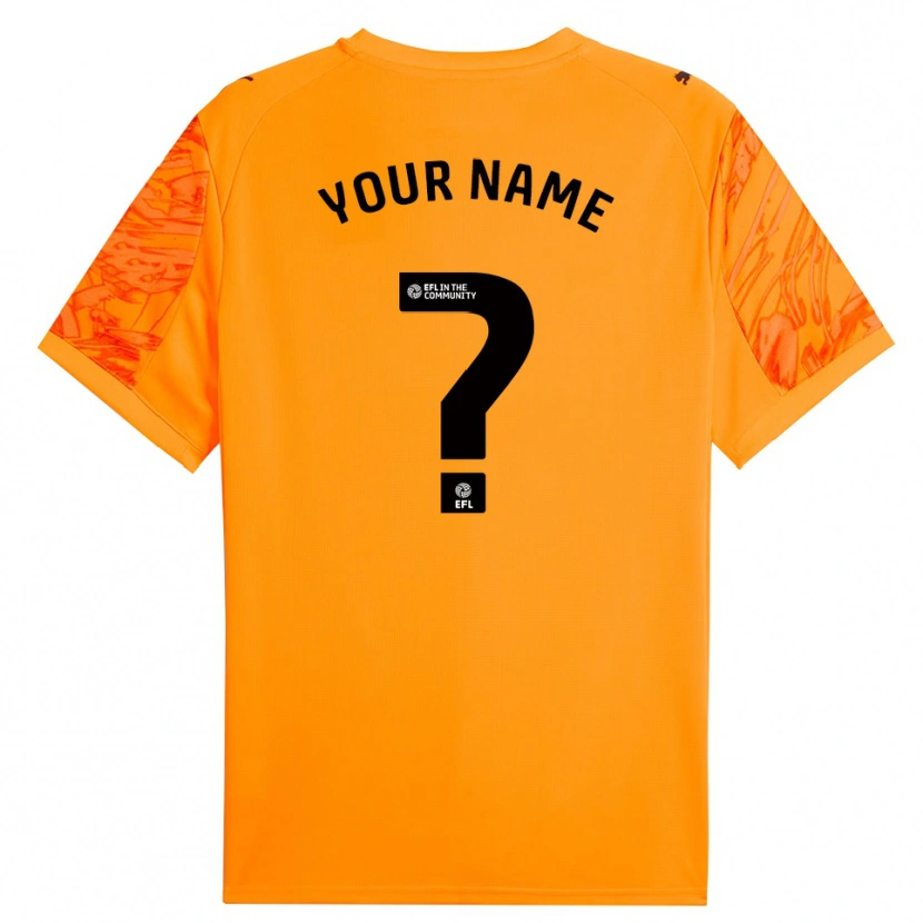 Danxen Donna Southampton FC Maglia Gara Portiere Nero Arancio 2025/26 Maglietta