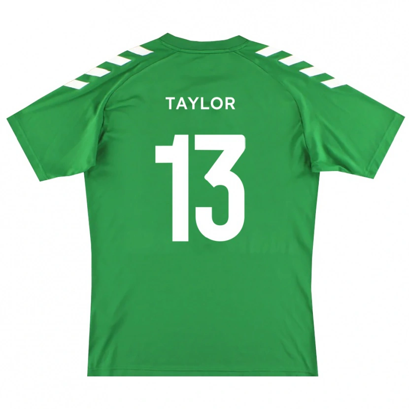 Danxen Donna Sam Taylor #13 Maglia Gara Portiere Verde Bianco 2025/26 Maglietta
