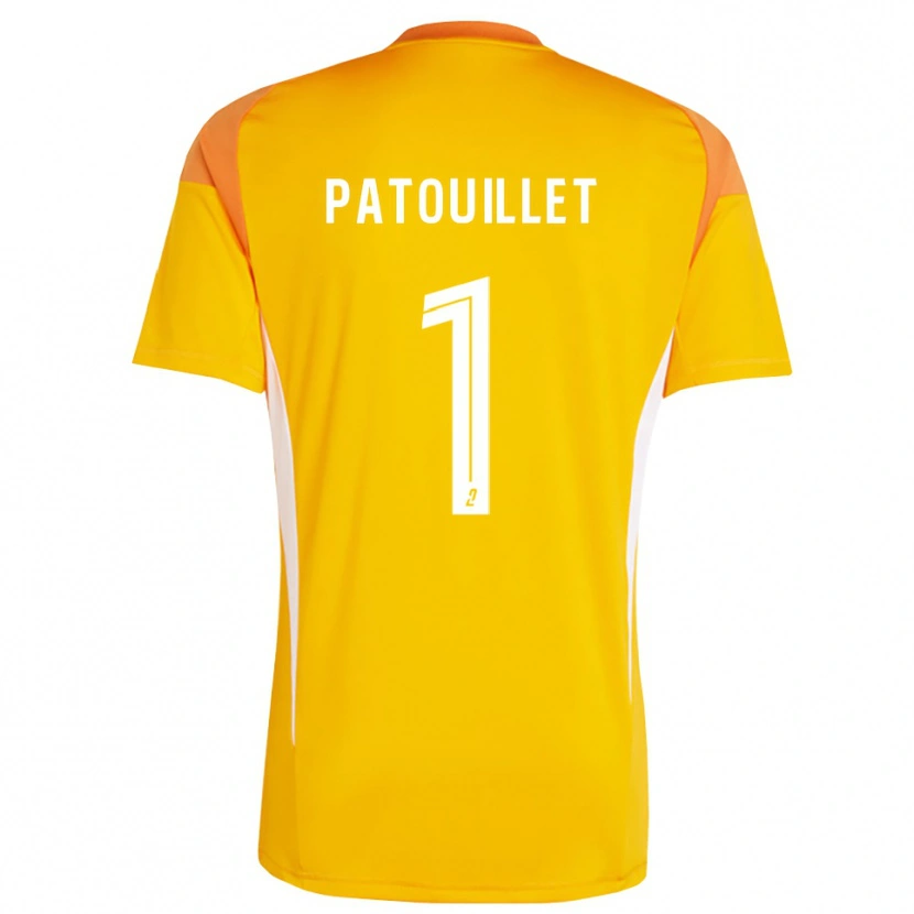 Danxen Donna Mathieu Patouillet #1 Maglia Gara Portiere Rosso Arancio 2025/26 Maglietta