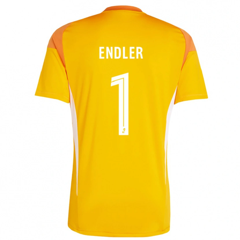 Danxen Donna Christiane Endler #1 Maglia Gara Portiere Rosso Arancio 2025/26 Maglietta