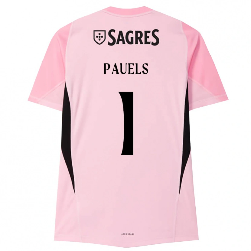Danxen Donna Lena Pauels #1 Maglia Gara Portiere Rosa Nero 2025/26 Maglietta