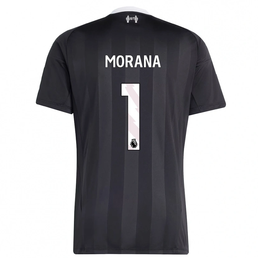 Danxen Donna Nathan Morana #1 Maglia Gara Portiere Bianco Nero 2025/26 Maglietta